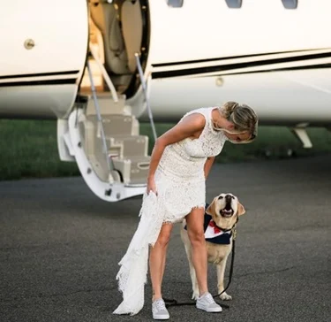 Bride with Canine